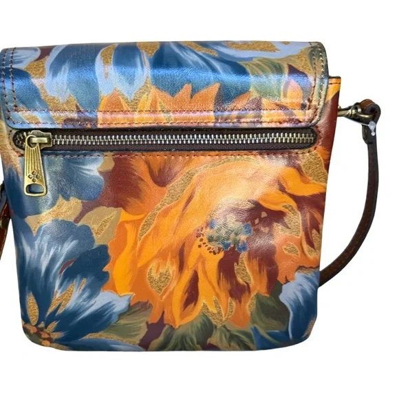 NWT Patricia Nash Leather Crossbody Bag Marigold Harvest Retail $149 - Picture 4 of 8